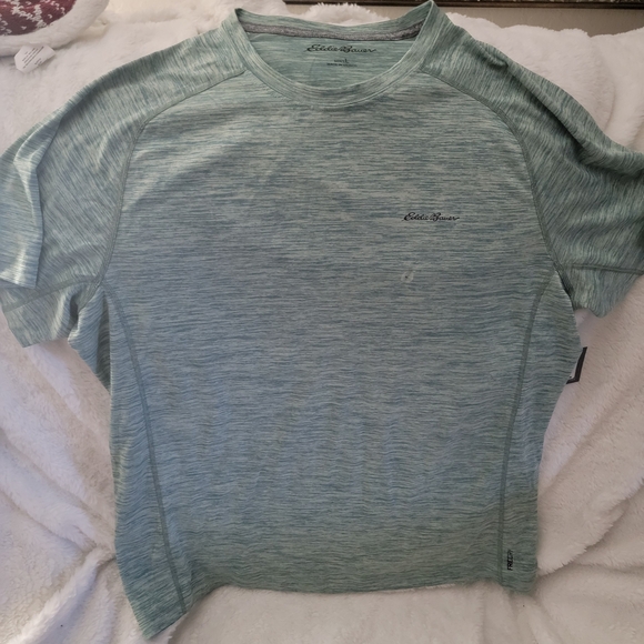 Eddie Bauer Green Athletic T-Shirt - Picture 1 of 4